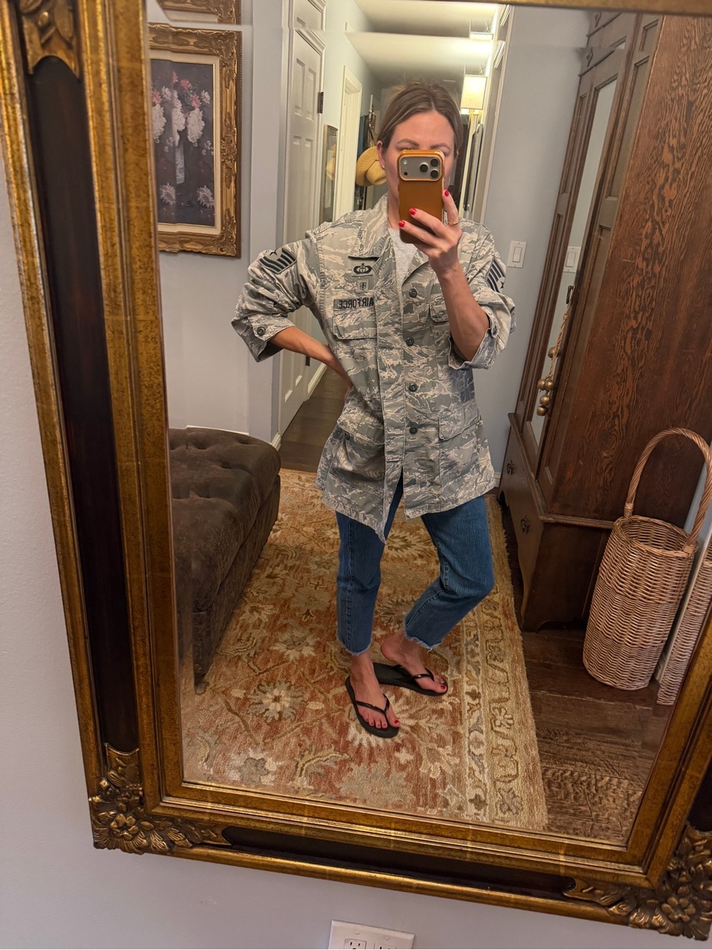 US Air Force Camouflage Utility Jacket - Grey Camo